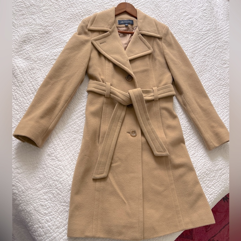 Anne Klein belted coat